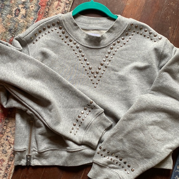 Current Elliott studded cropped pullover. - Picture 2 of 3